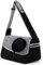ALLSOPETS Hundetasche Tragetuch Hund Schultertasche Katzentragetasche Haustiere Tasche für Katzen und Hunde Geeignet für Haustiere innerhalb von 5 kg (Grauschwarz)