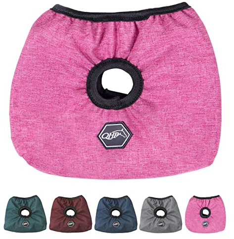 NETPROSHOP Steigbügelschoner mit Loch für Riemen und Fleecefutter zum Schutz des Sattels, Farbe:Pink