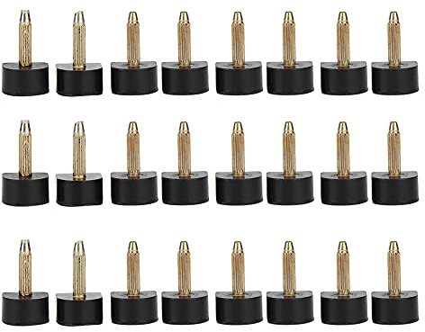shoe heel repair,Zehenkappe Stiletto,24 Stück Ersatzspitzen für Hohe Absätze,Rutschfeste Schuhe,Reparatur,Fersendübel,Schutz (10 * 10 mm) (13 x 13 cm)