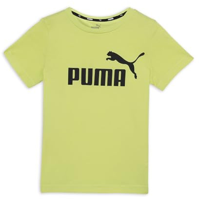 PUMA Jungen ESS Logo Tee B T-Shirt, Reflexion Mit Limette, 164 EU