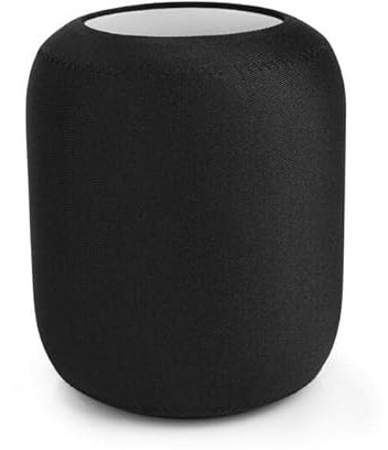 Coyktonty Protective Cover for Apple Smart Speaker dust Cover Homepod1/2 Audio Waterproof Elastic Storage (Black)