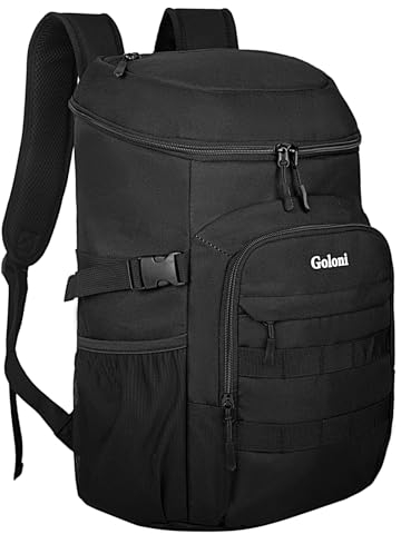 UPGRADE Kühlrucksack 24 Dosen - Leichter isolierter Rucksackkühler, auslaufsicher & 18 Stunden Eisspeicherung für Strand, Camping, Wandern (Männer, Frauen, Familie)