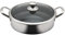 culinario Edelstahl Kochtopf flach 28 cm mit Waben-Antihaftbeschichtung 3500 ml Induktion