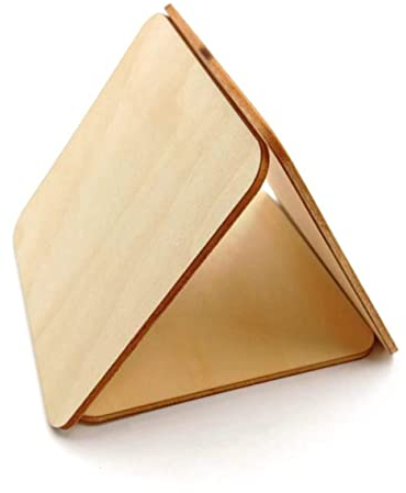 MAGICLULU 12pcs Wooden Coasters Absorbent Cup Mats Coaster Heat Resistant Square for Drink Bowl Mats