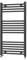 600 x 1000mm Matt Black Straight Central Heating Radiator Towel Rail Bathroom Ladder Warmer + Corner Valve