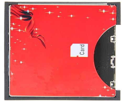 KIMISS Hochgeschwindigkeits-Speicherkartenadapter mit ABS-Gehäuse, Kompatibel mit den Meisten WLAN-Speicherkarten, Kartenleser mit Compact-Flash-Kartenschnittstelle