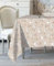 RICAMI FIORENTINI BALDI Tovaglia cotone GATTI. Made in Italy (Rettangolare cm 140x180 con 6 tovaglioli)