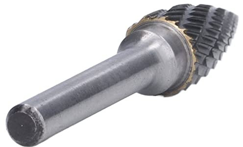 Broca de Lima Rotativa de 2 Ranuras, Fresa Rotativa con Forma de Puntiagudo, Vástago de 6mm, Carburo YG8 GX1225, Accesorios de Taladro