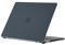 DayQiQiPu Caso per Microsoft Surface Laptop 5/4/3/2 con Materiale Alcantara(Modello 1769/1867/1958/1950, 2022/2021/2019/2018) 13,5 Custodia protettiva a guscio rigido,Nero Opaco