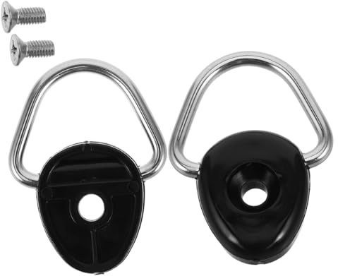 KITANDOVE Kayak Pad Eyes Kit Kayak Gadget Kayak Bungee Kit Stainless Steel D-rings for Kayak Rigging