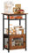 Uptyia Mesa Auxiliar de 3 Niveles con Espacio de Almacenamiento, 42 * 34 * 78cm,Mueble Auxiliar Que Combina Buffet y Aparador, Ideal para Salón, Entrada y Cocina