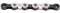 KMC 12 Speed eBike Chain, 128 Link, Black/Silver