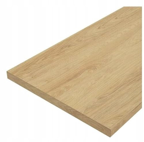 .Deftrans Waschbeckenplatte 60x46 cm Eiche Craft Gold – Laminierte Möbelplatte für Badmöbel, Badunterschränke, Waschtischunterschrank, Badezimmer
