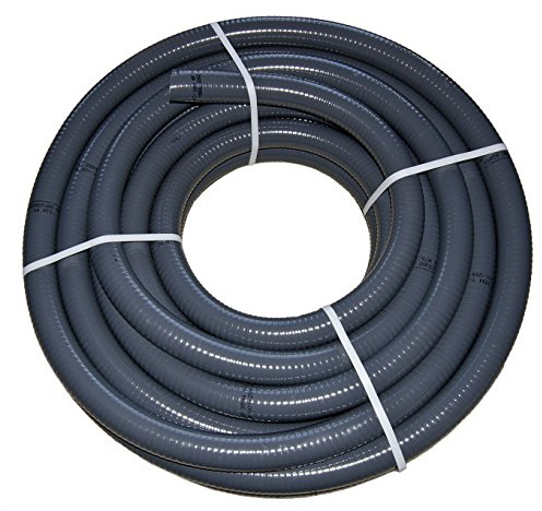 PVC Flexschlauch 25mm AD – 25m - Klebeschlauch für PVC-U Rohrsysteme – PN6 Druckschlauch flexibel – für Pool, Teich & Bewässerung – Meterware/Rolle