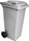 120 Litre Wheelie Bin - Light Grey - Council Approved EN840 Waste Recycling