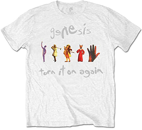 Rock Off Officially Licensed Products Men's Genesis Turn It on Again T - Shirt
