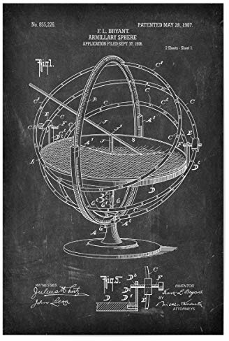 artboxONE Poster 30x20 cm Schwarzweiß Astronomie: Sphäre (Tafel) - Bild Astronomie Astronomie galaxis