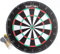 Masterdarts Dartscheibe mit 6 Darts Pfeile - Dartboard Ø45cm - Dartpfeile Metallspitze - Dartscheibe Kork mit Aufhänge Haken - Dart Set - Schwarz/Rot/Weiß/Grün