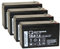 Q-Batteries Ersatzakku für APC Smart-UPS 1000/ C 1500 RBC132 / Markenakku mit VDs