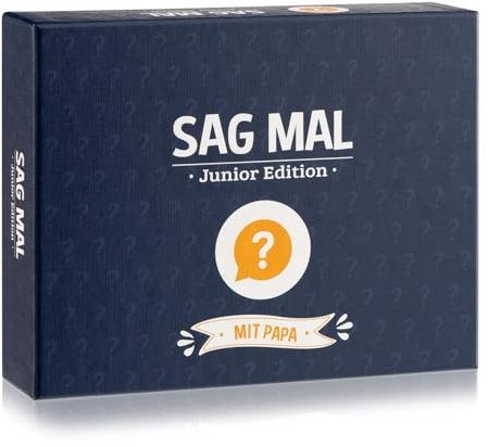 Spielehelden Sag mal mit Papa - Junior Edition ab 8 Jahre, Vätern eine Freude zu bereiten - Geschenk von Sohn oder Tochter - Geschenkideen - Vatertag