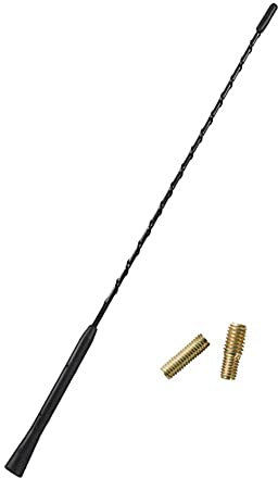 Antenne de Voiture Universelle,mât Toit Voiture Radio Signal antenne amplifiée antenne 9/11/16pouces antenne Radio stéréo Antenne Voiture,Noir