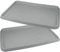 com-four® 2X Schuhabtropfschale - Schuhablage mit Ablaufrinne - Schuhmatte mit erhöhtem Rand (2 Stück - grau 60x40cm)