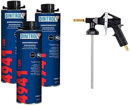Veteranicar Dinitrol 4941 Unterbodenschutz 1,0L & Vaupel 2000HGS Set (3X Dinitrol)