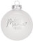 Herz & Heim® Weihnachtskugel aus Glas mit persönlicher Gravur/Rot oder Weiß/Matt oder Hochglanz/Ø 8 oder 10 cm/Verschiedene Motive Ø 10 cm, Weiß Hochglanz, Beste Mama