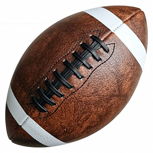 Haowul Mini Soft Standard Größe 9 American Football Ball Retro Pu Foam Starter Ball Geschenke Für Training Spiele Erwachsene Chlideren