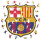 Iconic Puzzles, Barcelona Logo, offizielles Produkt, Holzpuzzle für Erwachsene und Kinder, 100% nachhaltiges Holz, Größe L, 500 Stück