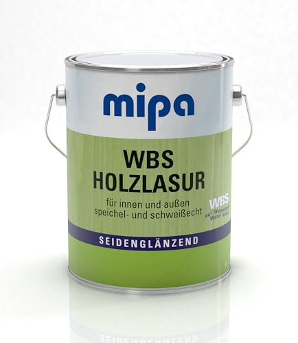 MIPA WBS Holzlasur Seidenglänzend/2,5L,kiefer,wasserbasierend,lasur