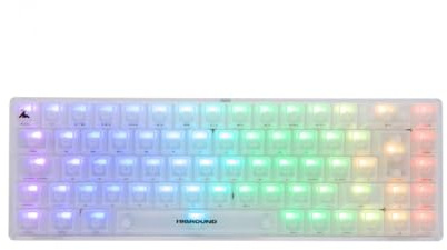 Higround Opal Base 65 Hotswap Clavier Gaming - ISO German [White Flame]