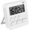 Rtauhife KüChen, Eier Uhr mit Uhr, Digital Stopp Uhr mit Lautem LCD Alarm zum Kochen, Backen, Sport, Lernen Usw