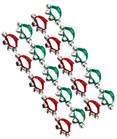 Mikinona Armband 20 Stück Musik-armband Glocken Party-tanz-handgelenkglocken Glockenarmbänder Für Jungen Und Mädchen Erwachsene Robustes Material Zufällige Farbe