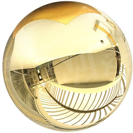 KITANDOVE Garten Gazing Polierte Reflektierende Gartenkugel Für Outdoor Dekoration Hohlkugel Für Blumenbeete Und Teichgestaltung Wetterfest Und Langlebig