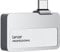 Lexar Professional Go Portable SSD 2To, Ultra-Compact, supporte Apple ProRes, jusqu'à 1050MB/s en Lecture et 1000MB/s en écriture, USB 3.2 Gen 2, IP65, pour iPhone 15/16 Pro, Argent