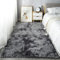 Homesally Shaggy Hochflor Teppich Flauschig rutschfest Waschbar Moderne Deko Teppich für Schlafzimmer, Wohnzimmer,Dark Grey,120cm×160cm