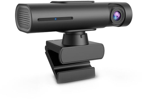 TOALLIN 2K Streaming Webcam for PC, AI Tracking PTZ Camera, Gesture Control, Dual Noise-Canceling Mics, Ultra 95° FOV, USB Web Camera for Live-Streaming/Conferencing/Video Calls