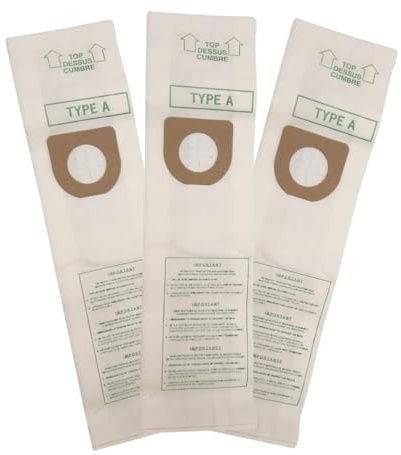 VacBagsUSA Replacement 3 Pack Vacuum Bags for Hoover Type A Replaces #4010001A | Made in USA!