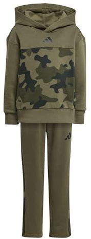 adidas Unisex Kids Seasonal Essentials Camo Fleece Jogginganzug Kleinkinder