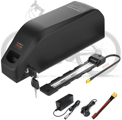 48V 25AH Lithium-ion E-Bike Battery With Charger/Anderson /XT60 XLR connector for 150w 200W 300w 400W 600W 700w 800W 900W 1000w 1100W 1200w 1400W 1500W Motors (HN06-48V25AH)