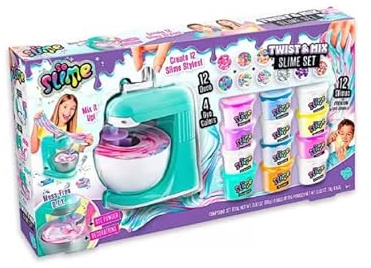 Kids Slime Making Mixer Set, Create Colourful Swirls and Marble Effects, Ages 8+