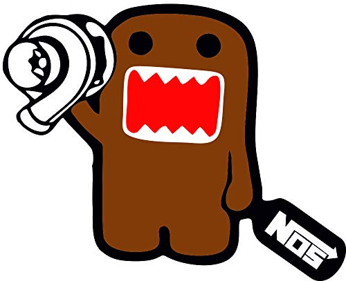 Sticker-Designs 15cm! Aufkleber-Folie Wetterfest Made IN Germany DOMO-KUN-JDM Bke132 Jahre haltbar UV&Waschanlagenfest Auto-Vinyl-Sticker Decal ProfiQualitätToilettendeckel