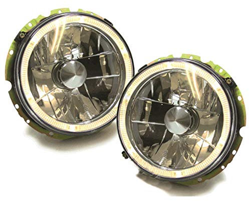 Scheinwerfer Set I 1 Typ 17 Bj. 74-83 Angel Eyes klarglas/chrom H4