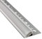 LED Aluprofil T77 12mm silber 30° Fliesenprofil + Abdeckung Abschlussleiste Bordüre Fliesen für LED-Streifen-Strip 2m opal