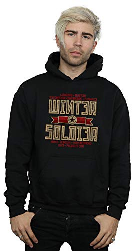 Marvel Men's Winter Soldier Trigger Badge Hoodie