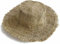 Manakamana Hanf Sonnenhut, ausgefranste Kanten, Hanf Sommerhut, Natürliche Hippie Hut Strohhut Mann - Beige - Medium / Large
