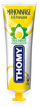 Thomy Mayonnaise - Low Sugar Mayo - Easy to Squeeze Tube - Make Every Snack Food More Appetizing, 256 g (Pack of 5)