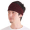 CHARM Baumwolle Haarband Stirnband Bandana Unisex -Weich Breites Chemo Headband Japanisch Burgund