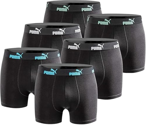 PUMA Herren Boxershorts 6er Pack Limited Edition New Combo Black M